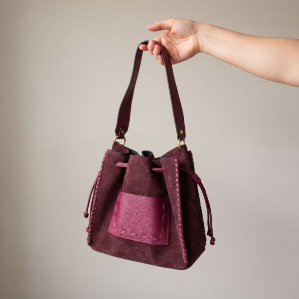 Borsa Vittoria | Scamosciata | Bottega Bordi